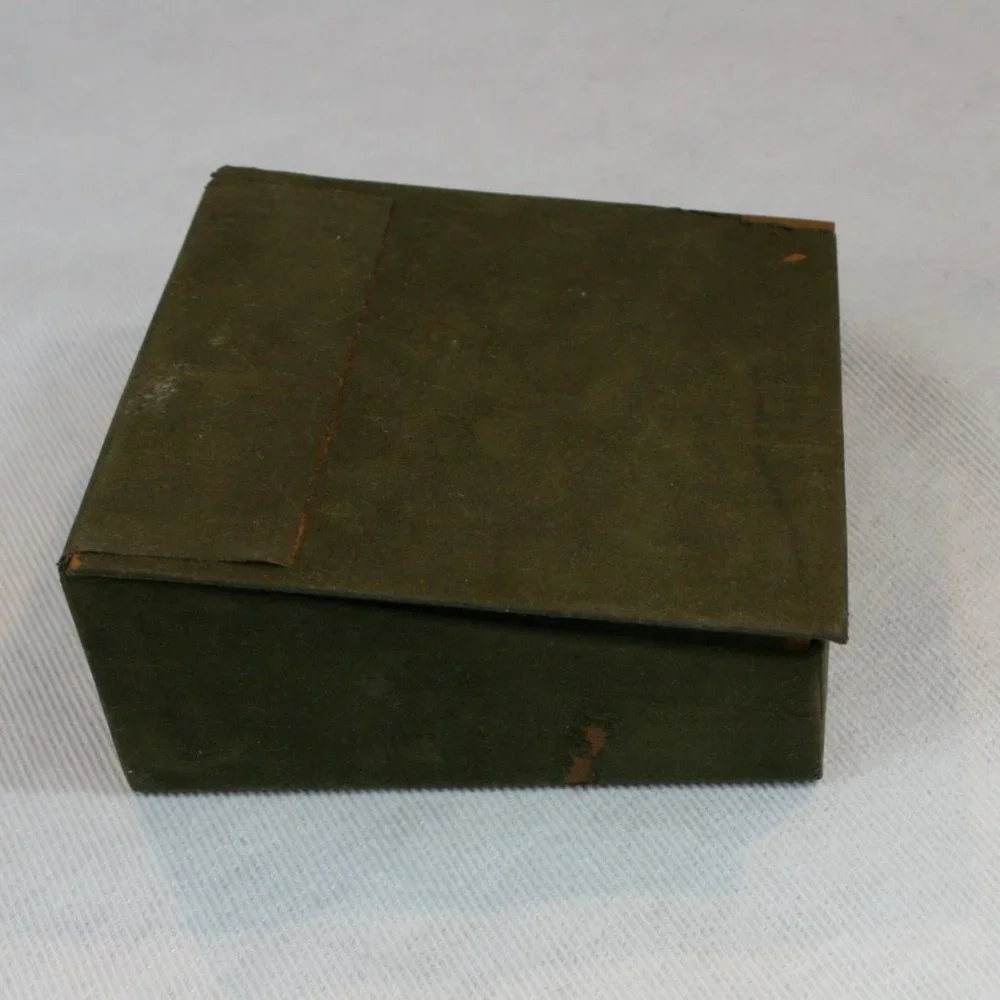 Rare Vintage 40's Carriage House "CARRIBANDS" Silver Cuff Links in original box - Picture 11 of 12